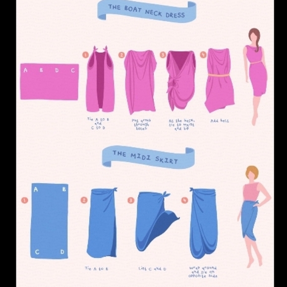 SOLD-Hawaiian Hibiscus Sarong Wrap Skirt Dress - Picture 7 of 7